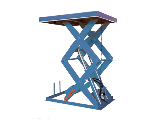 SL2 series double scissor lift table for process applications and for lifting loads or persons